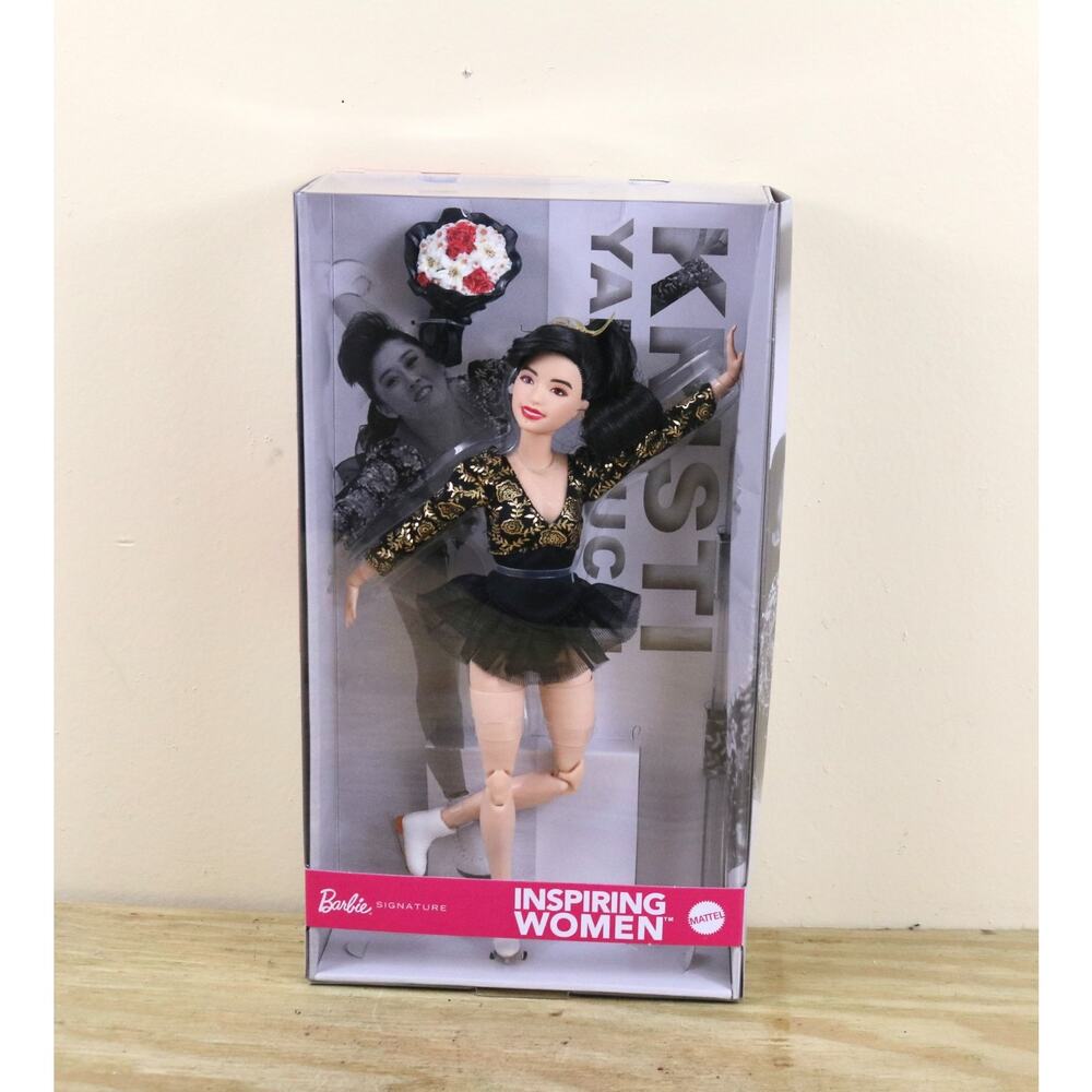 New Barbie Inspiring Women Kristi Yamaguchi Doll Collector Edition